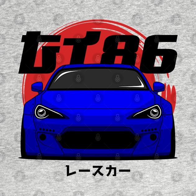 Blue GT 86 Front by GoldenTuners